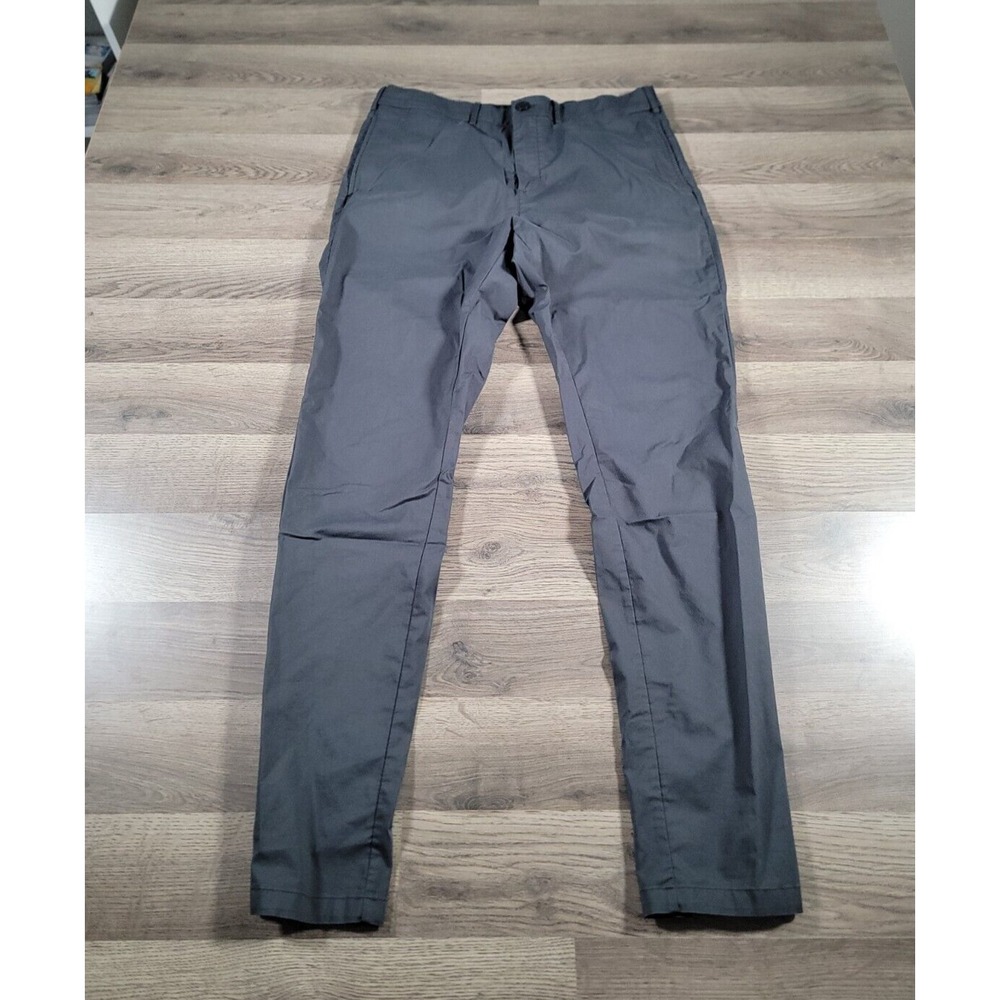 Hill City Everyday Tech Pants Mens Size 34x32* Gray Lightweight Stretch Casual